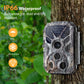 32MP Photo 4K 2160P Full HD Video Trail Camera with Audio and Motion Detector Night Vision Max. Distance up to 100ft, 0.1s Trigger Speed, Waterproof IP66 | T326 Grey