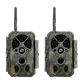 Wireless Bluetooth WIFI Game & Trail Camera 32MP Picture 1296P Video Black Flash Wildlife Cam Night Vision Motion Activated Waterproof | A350W Green