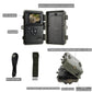 Wildlife Trail Camera with Night Vision 0.1S Trigger Motion Activated 32MP 1296P IP66 Waterproof for Hunting & home security | A323