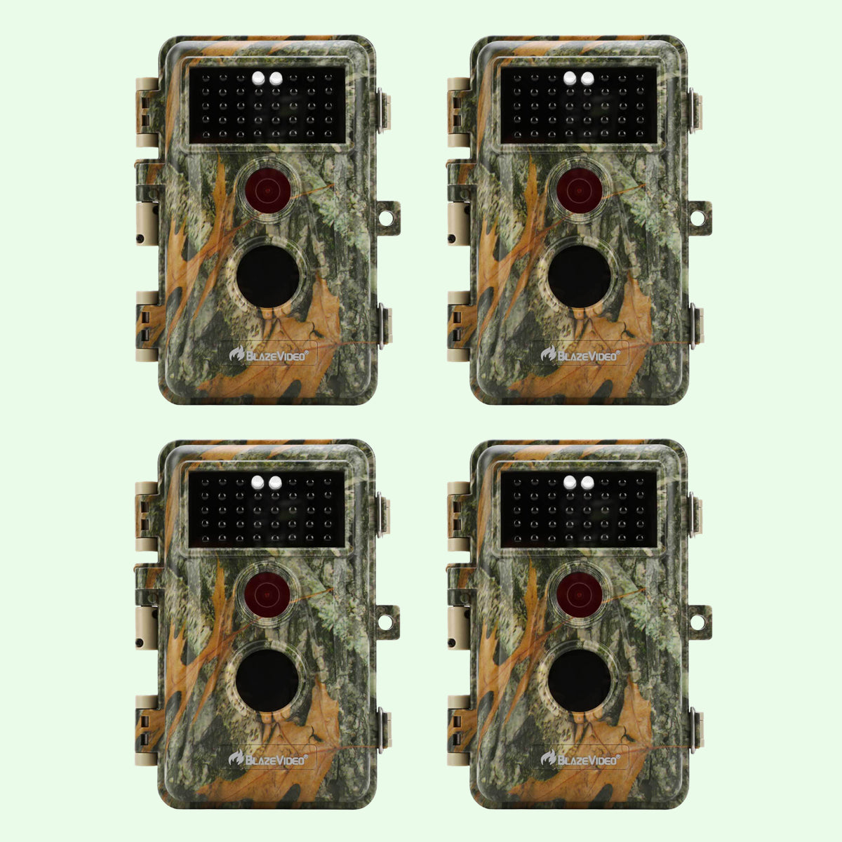 Wildlife Trail Camera with 32MP 1296P No Glow Night Vision Motion Activated 0.3S Trigger Speed IP66 Waterproof for Hunting & Wildlife Observing | A252