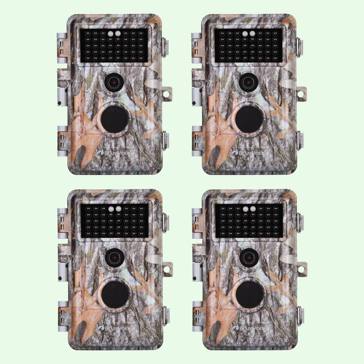 Wildlife Trail Camera with No Glow Night Vision 0.3S Trigger Motion Activated 32MP 1296P IP66 Waterproof for Hunting & home security | A252