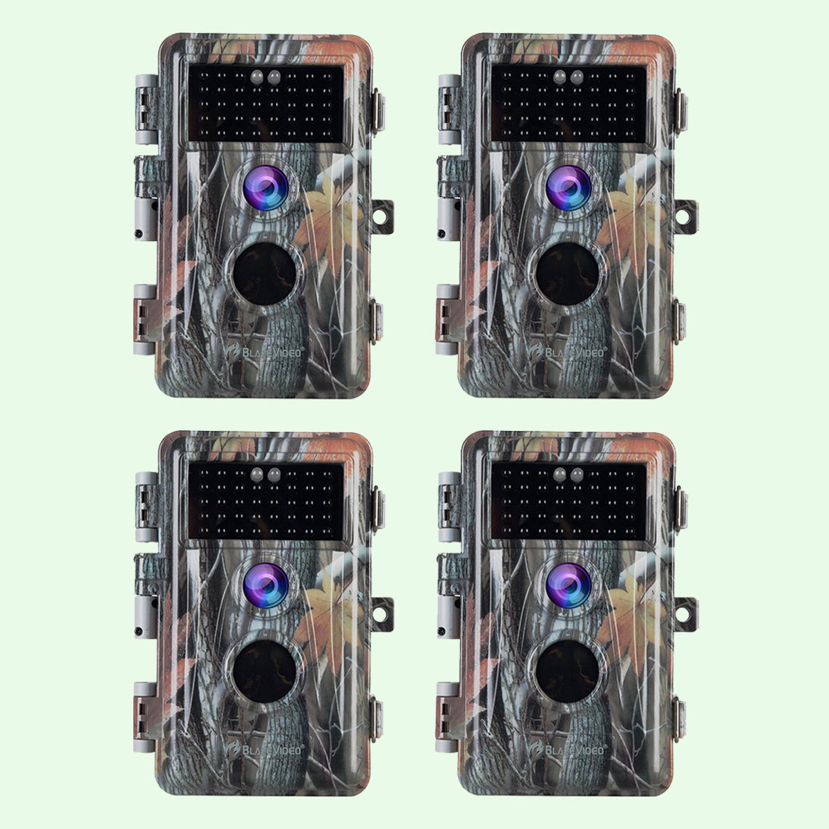 Wildlife Trail Camera with No Glow Night Vision 0.3S Trigger Motion Activated 32MP 1296P IP66 Waterproof for Hunting & home security | A252