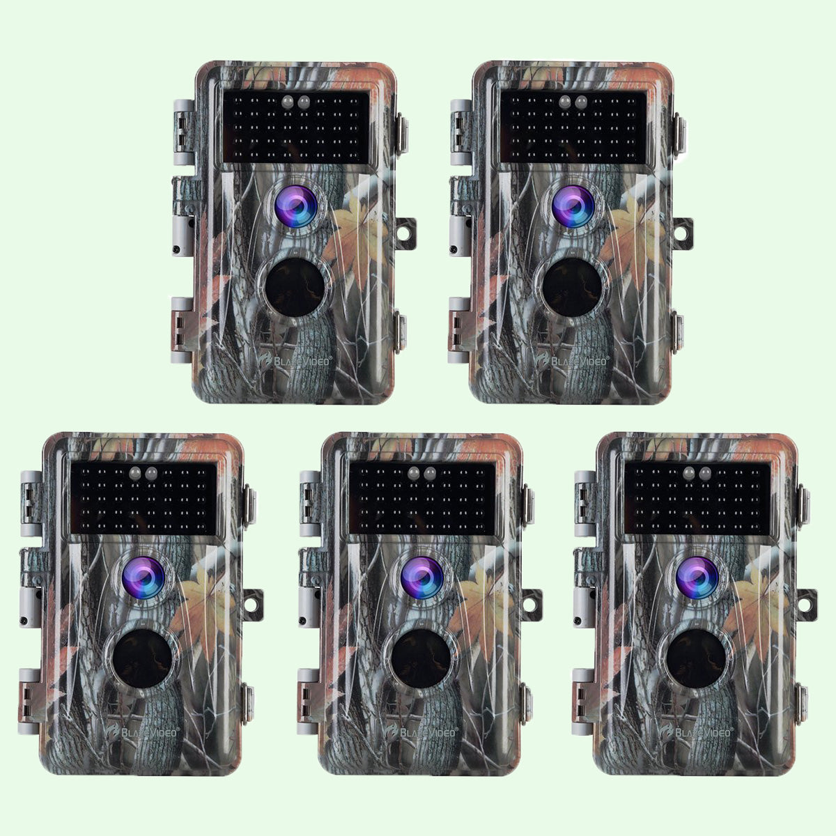 Wildlife Trail Camera with No Glow Night Vision 0.3S Trigger Motion Activated 32MP 1296P IP66 Waterproof for Hunting & home security | A252