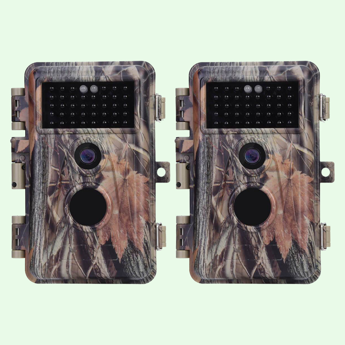 Wildlife Trail Camera with No Glow Night Vision 0.3S Trigger Motion Activated 32MP 1296P IP66 Waterproof for Hunting & Wildlife Observing | A252