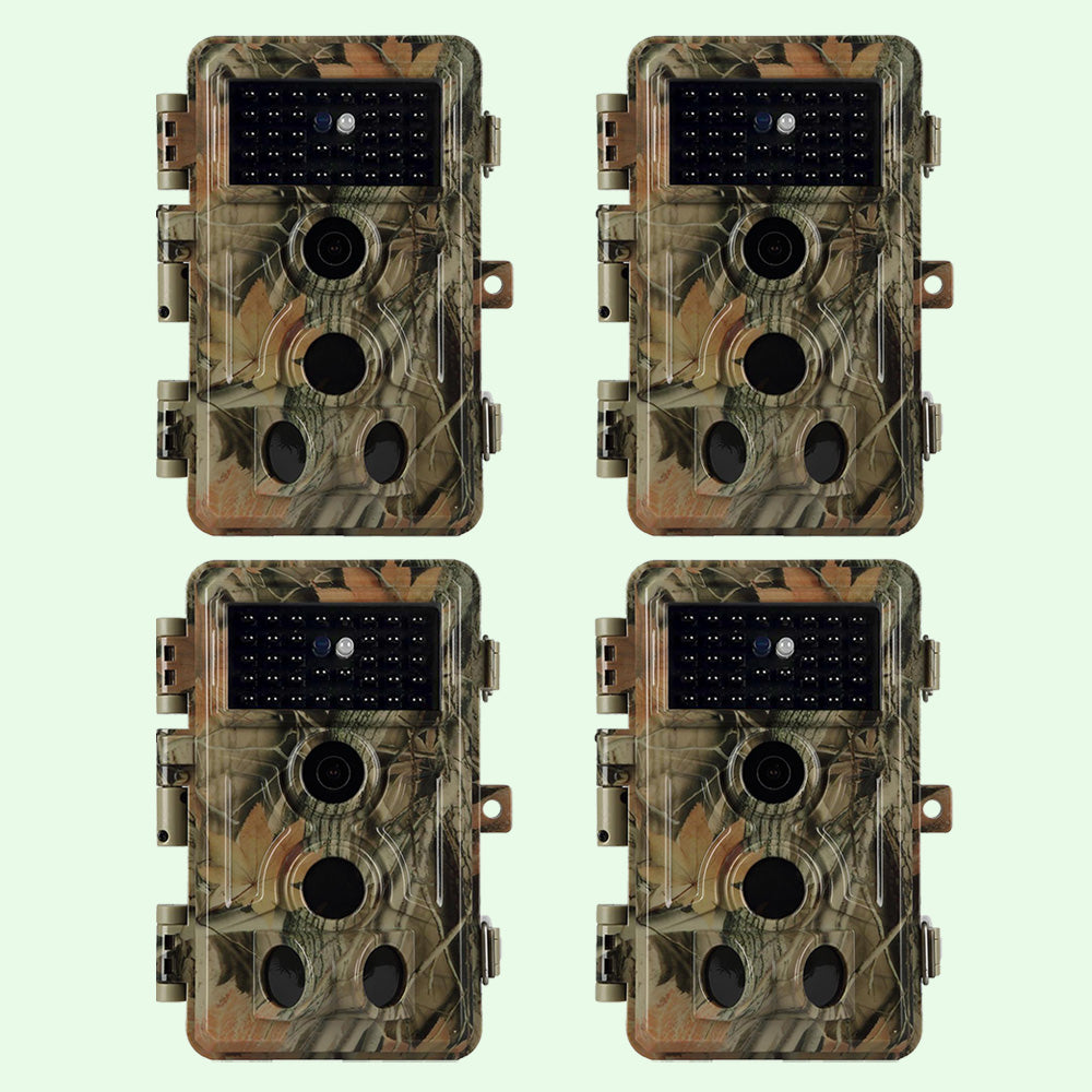 Wildlife Trail Camera with No Glow Night Vision 0.1S Trigger Motion Activated 32MP 1296P IP66 Waterproof for Hunting & home security  | A262