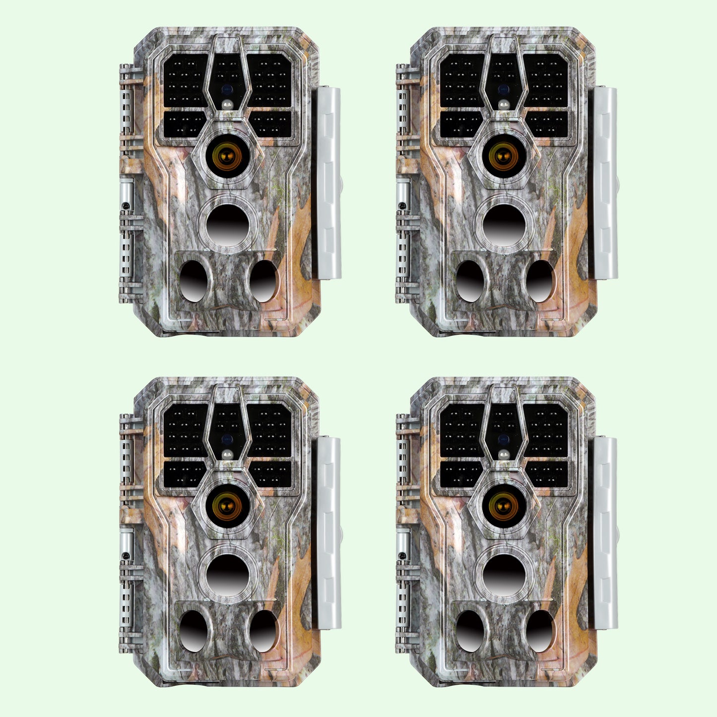 Wildlife Trail Camera with Night Vision Motion Activated 24MP 1296P Waterproof Stealth Camouflage for Hunting, Home Security | A280