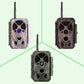Wireless Bluetooth WIFI Game & Trail Camera Security Camera 32MP Picture 1296P Video Black Flash Wildlife Cam Night Vision Motion Activated Waterproof | A350W Red